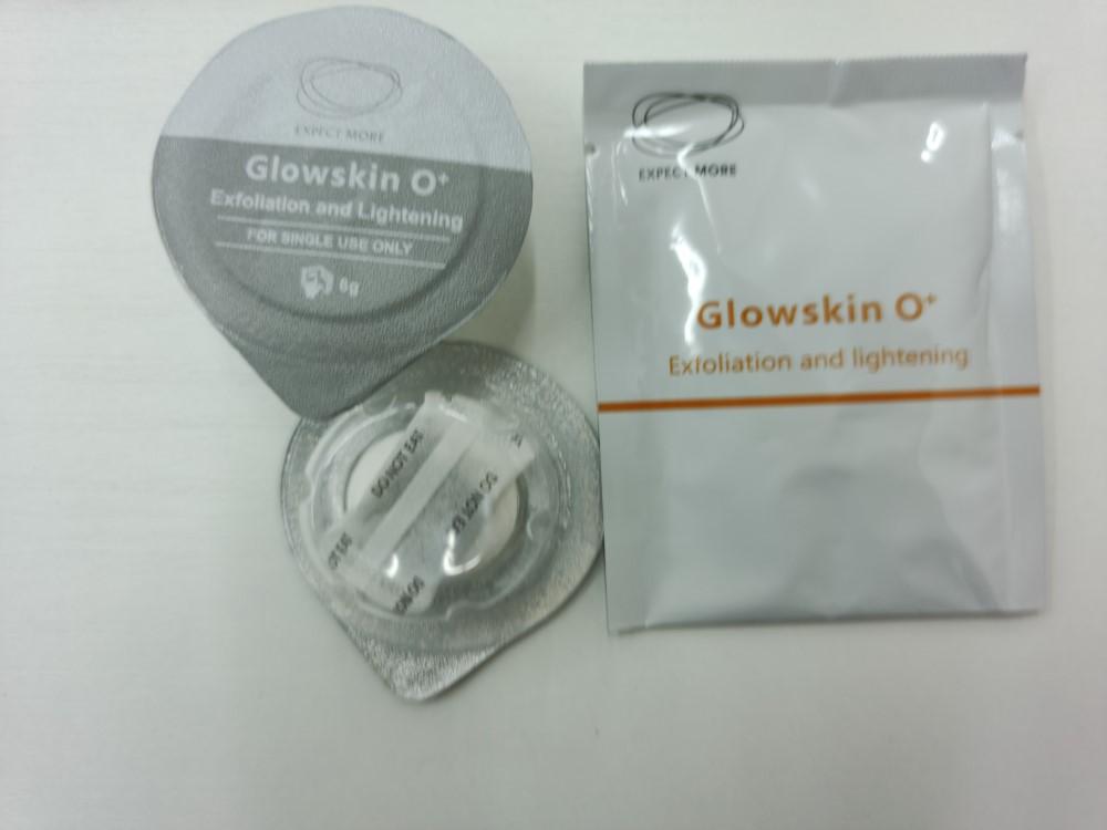 Kit набор для аппаратной карбокситерапии Glowskin 0+ (Exfoliation and Lightening) пилинг, осветление