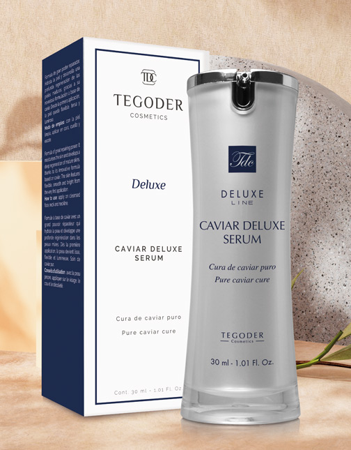 Cыворотка для лица с черной икрой Tegoder Caviar Deluxe Serum Gold