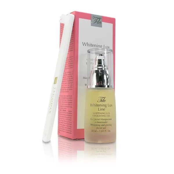 Tegor Осветляющий гель для кожи лица Whitening Lux Exfoliating Set с щеткой 1