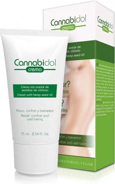 Tegor Крем интенсивного разогревающего действия для тела Cannabidol TDC 1