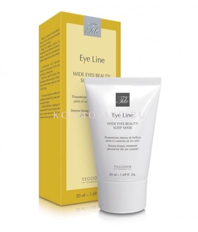 Tegor Маска для глаз с лифтинговым эффектом Wide Eyes Beauty Sleep Mask 1