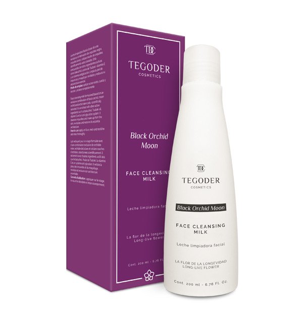 Tegoder Молочко для кожи лица Черная орхидея Black Orchid Moon Face Cleansing Milk